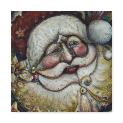 "Santa in Art Nouveau" - Canvas