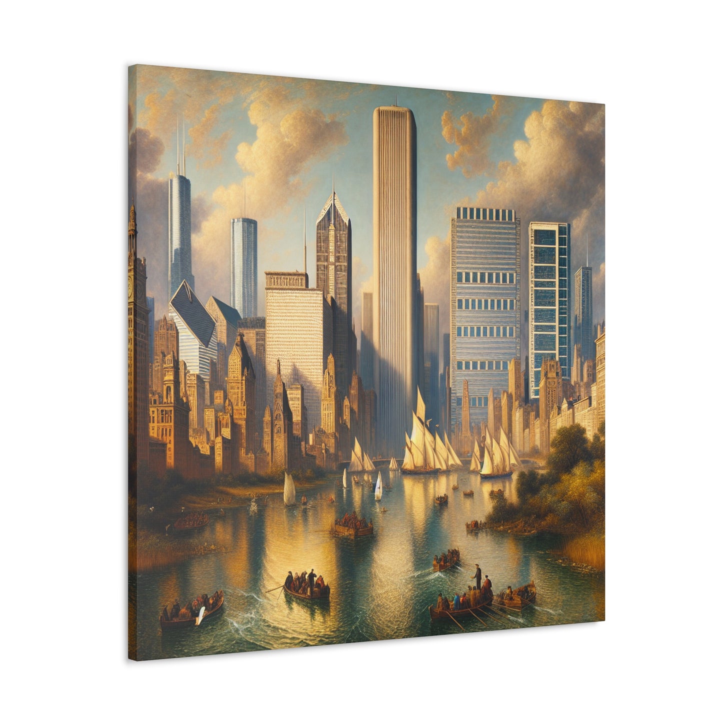 "Chicago's Renaissance Reverie" - Canvas