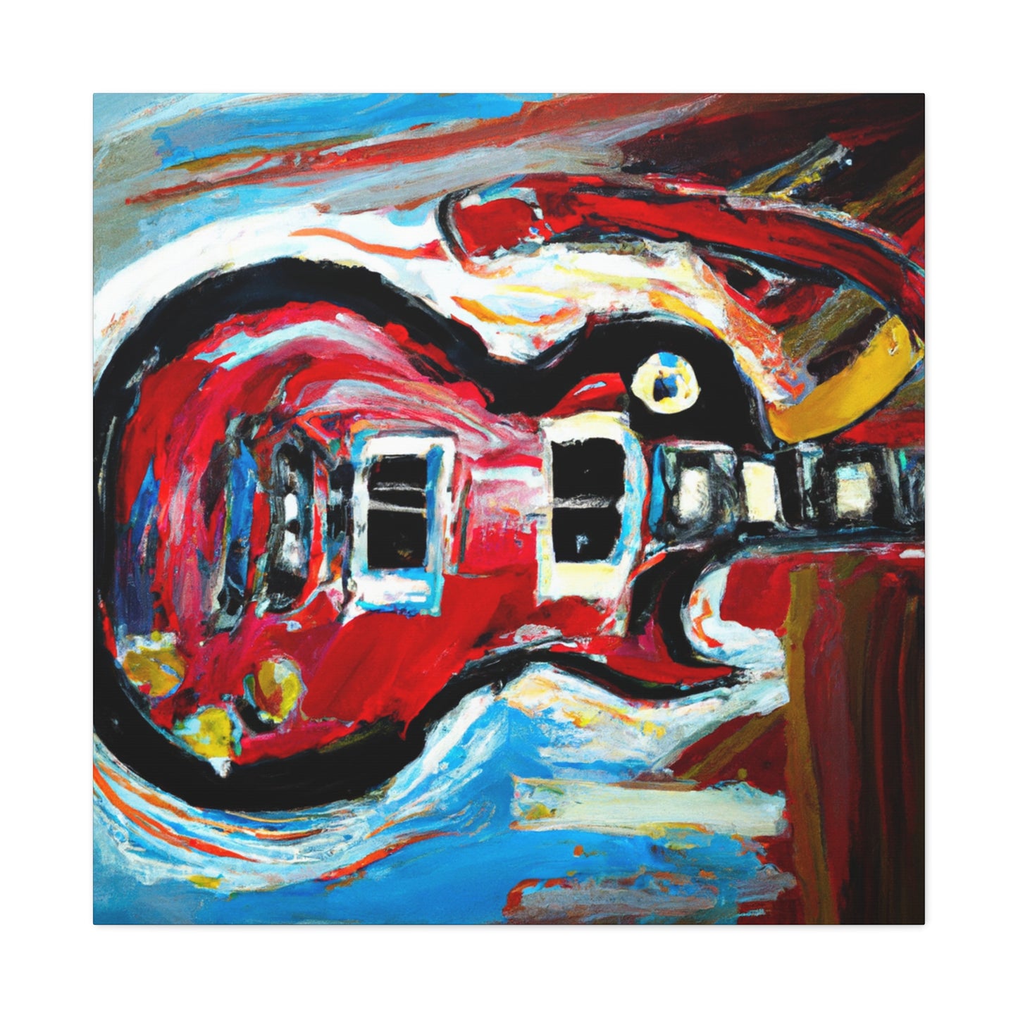 Gibson in Abstraction - Canvas