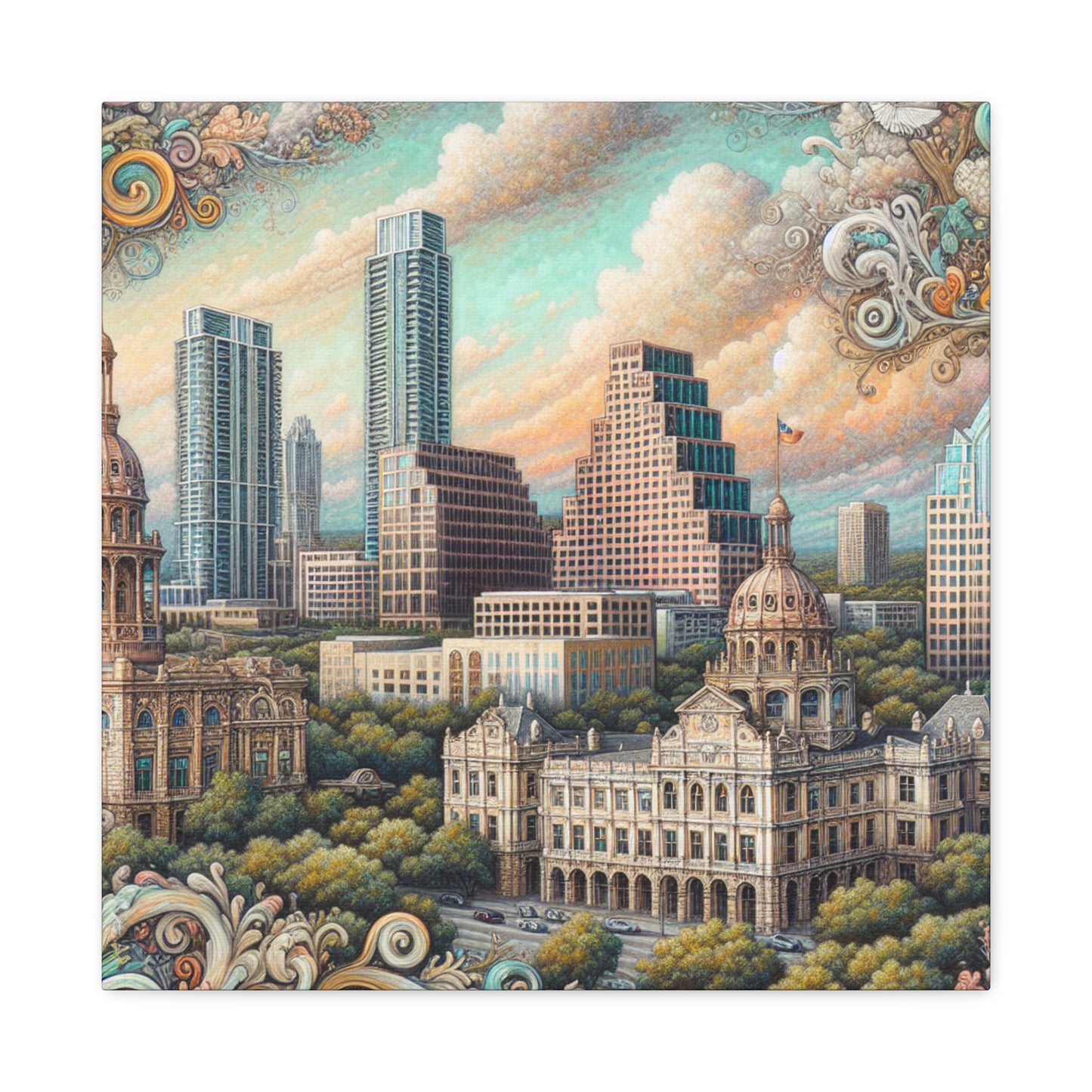 "Texan Renaissance Reverie" - Canvas