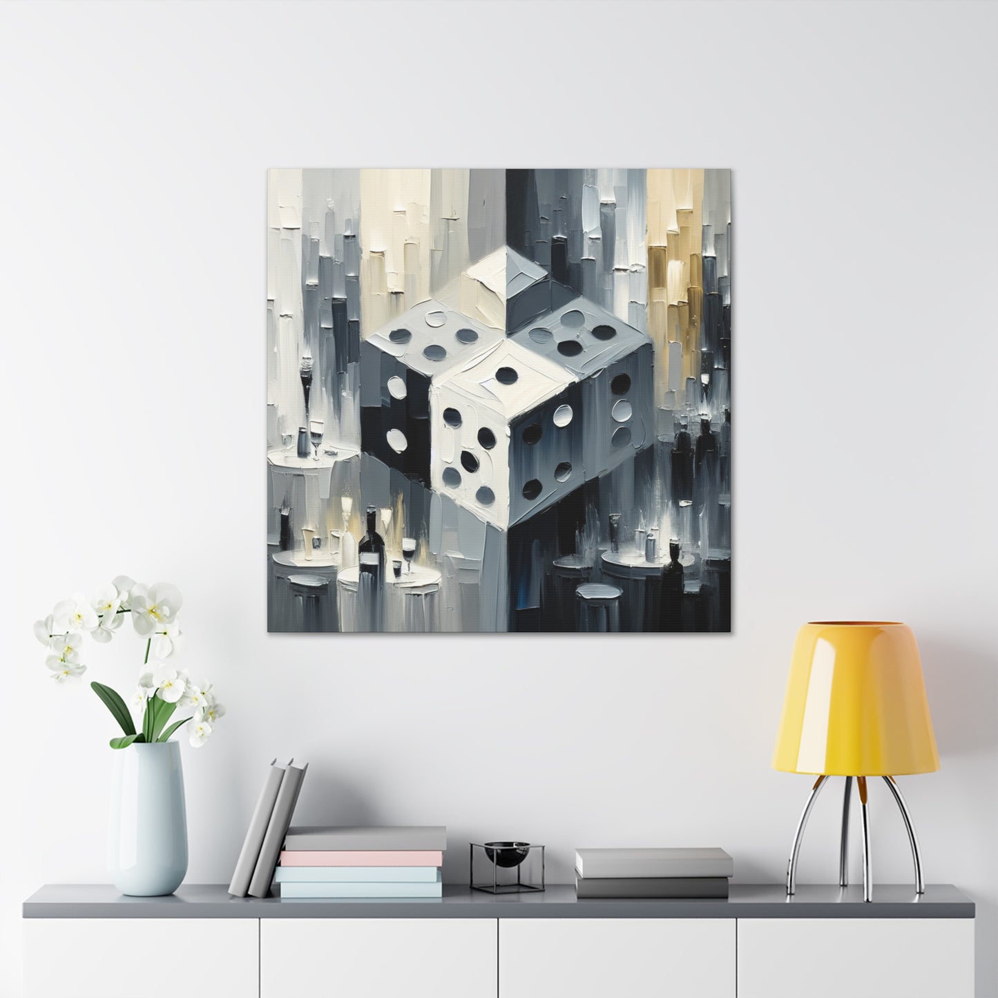 Abstract Roll of Chance - Canvas