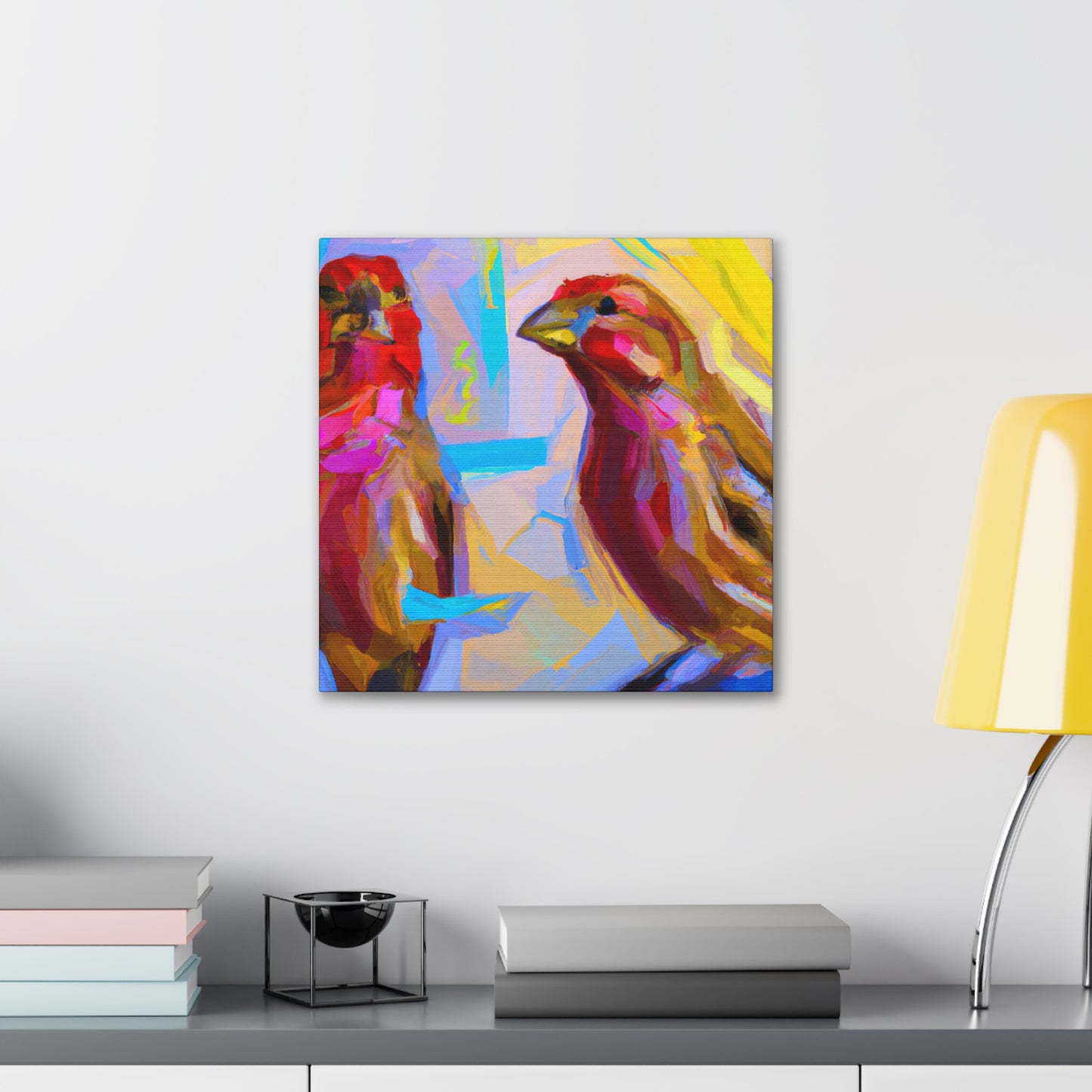 Finch in Expressionism - Canvas