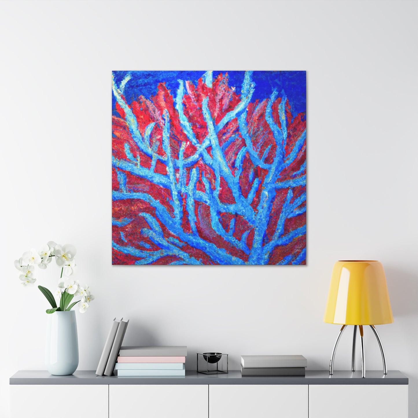 "Coral in Impressionism" - Canvas