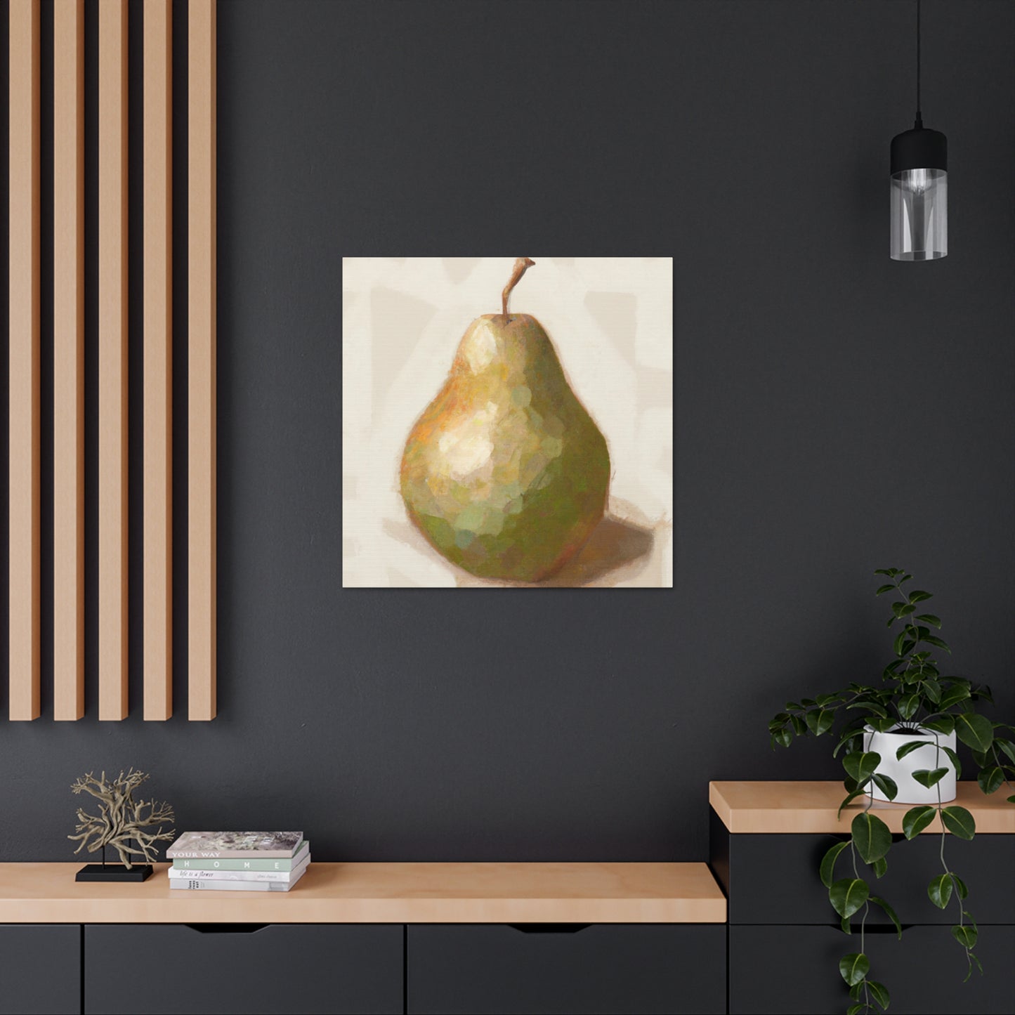 "Pear in Pastels" - Canvas