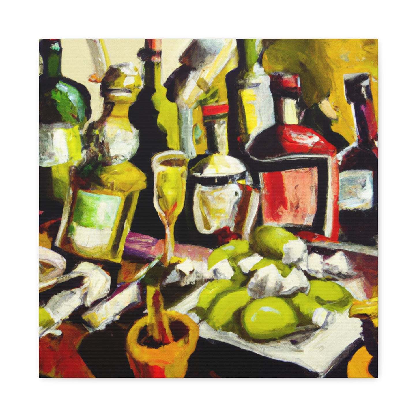 "Cocktails in Fauvism" - Canvas