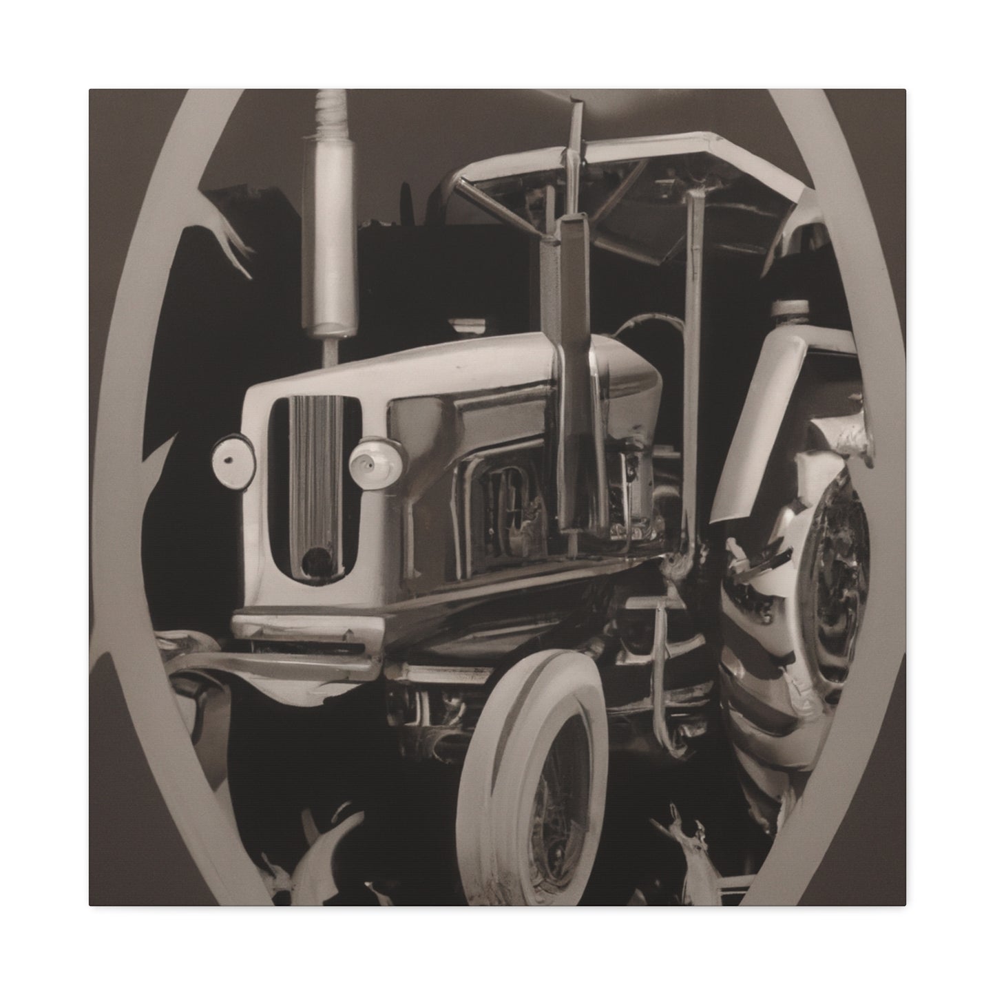 "Tractor Mechanization Dream" - Canvas