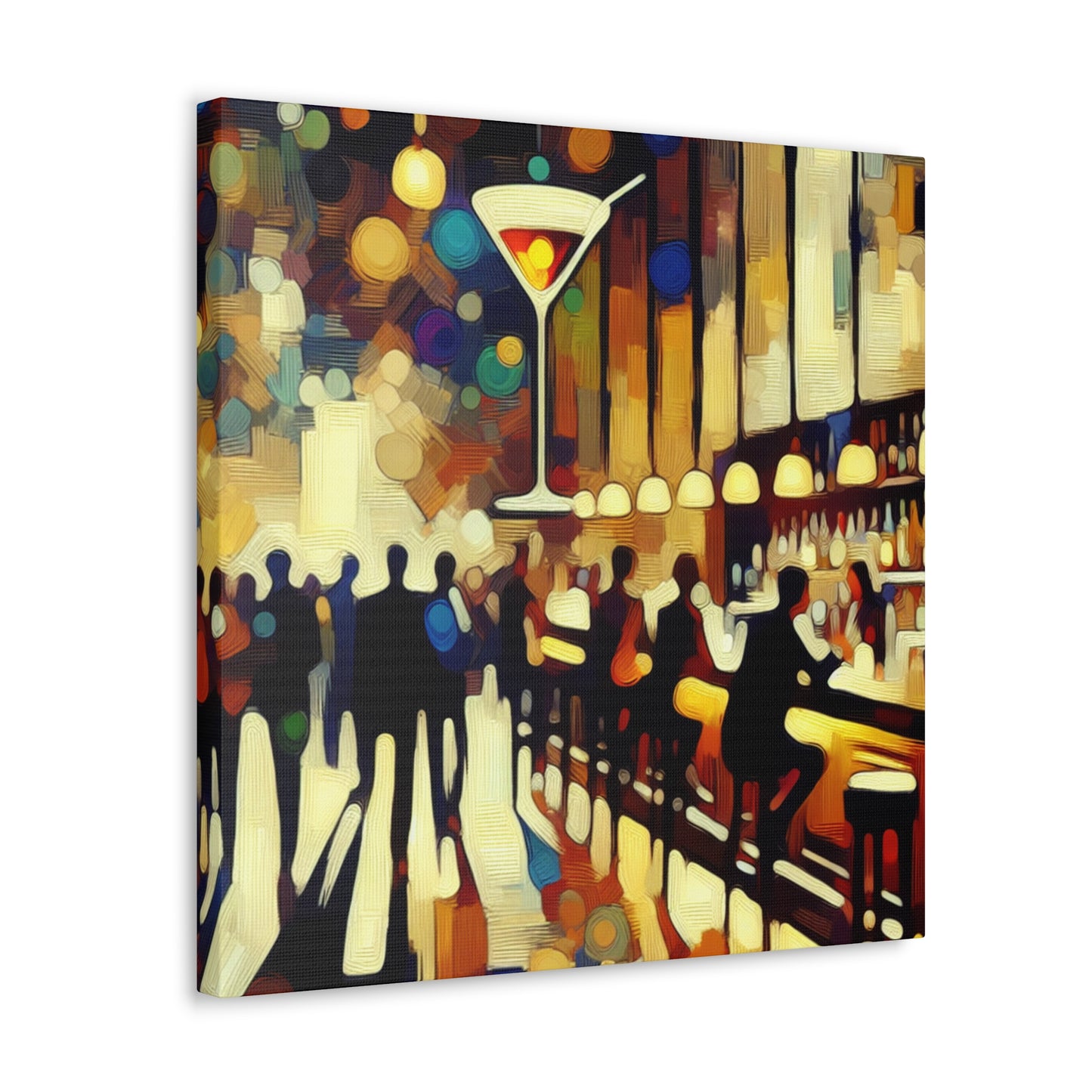 "Mixology Mirage Symphony" - Canvas