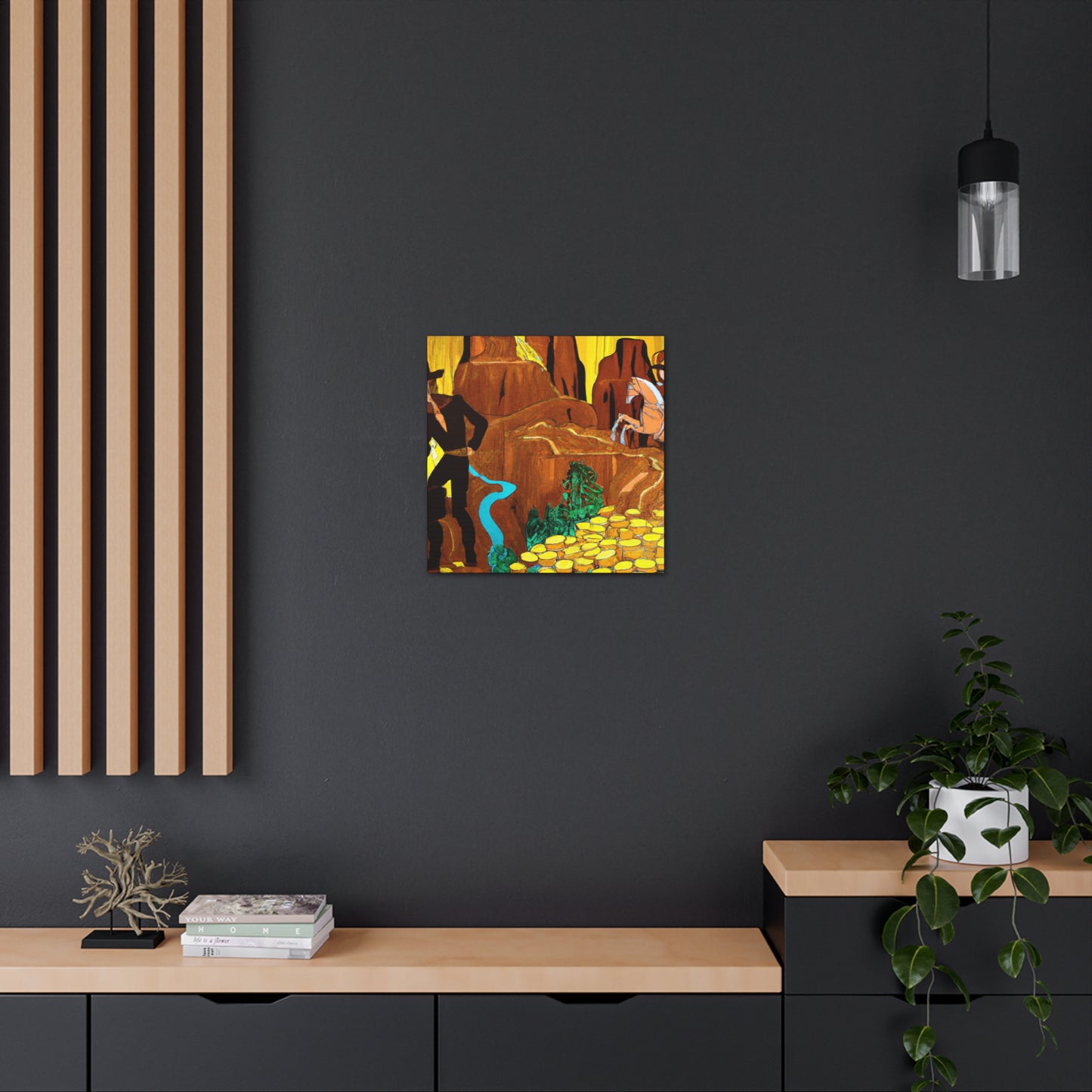 Golden Underworld Mine - Canvas