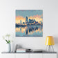 "Melodic Cityscape Medley" - Canvas