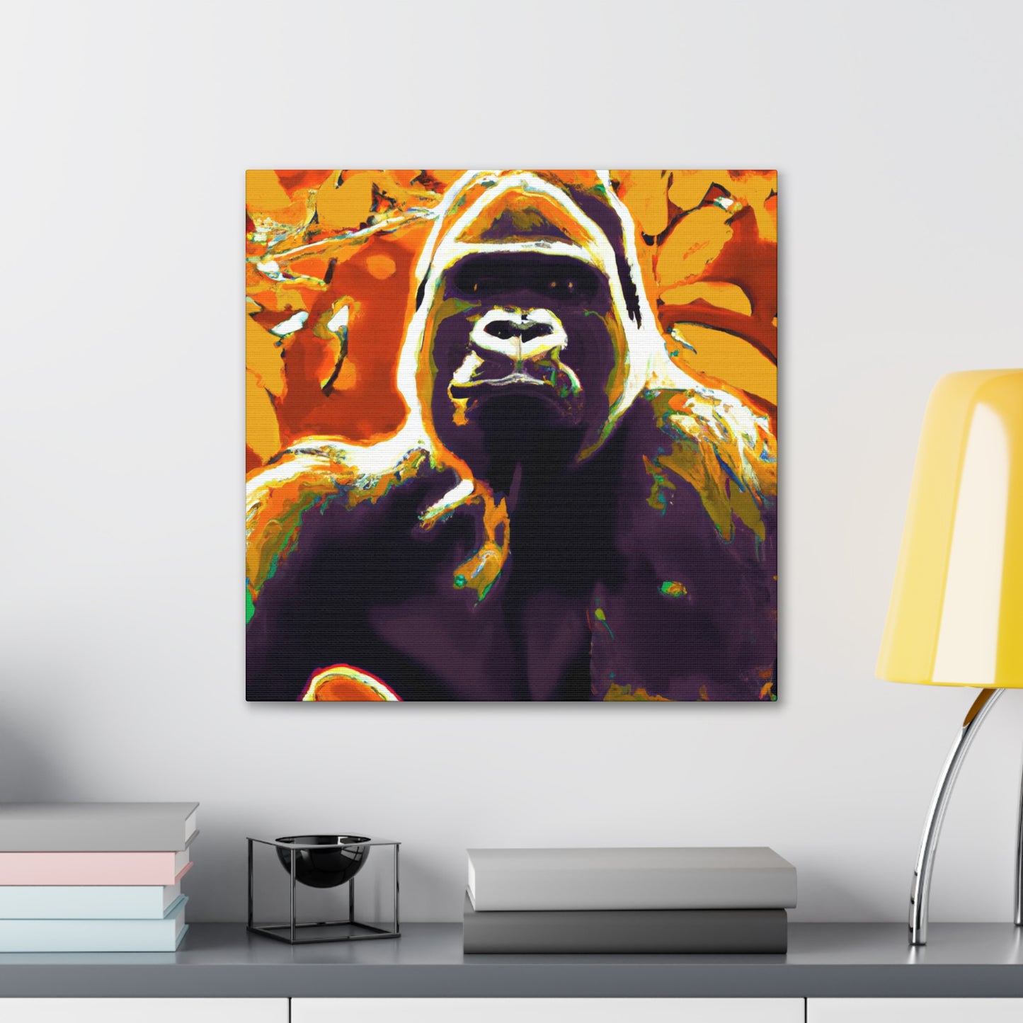 Gorilla in Technicolor - Canvas