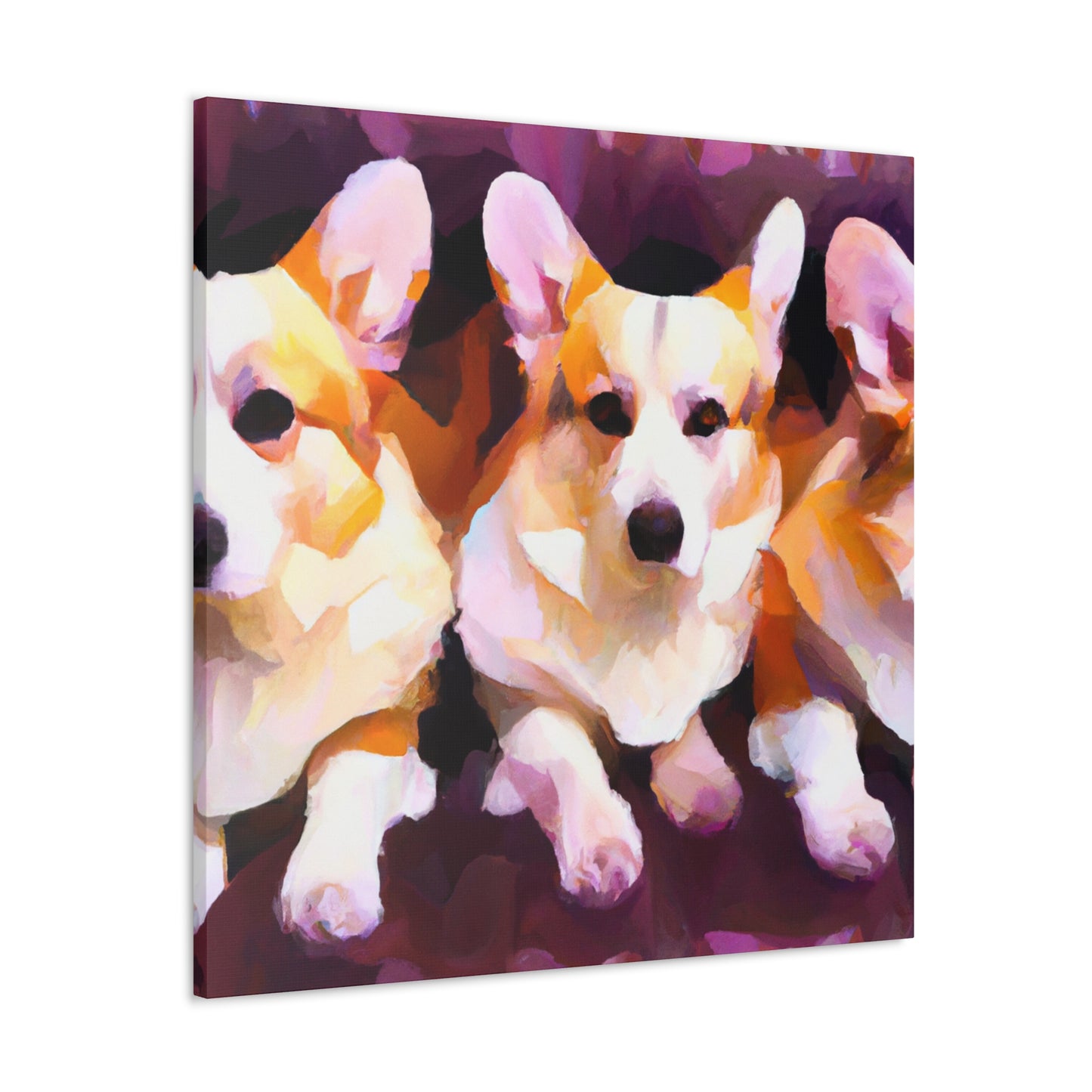 Corgi's Complicit Aloofness - Canvas