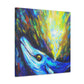 Whale Surrealism Dream - Canvas