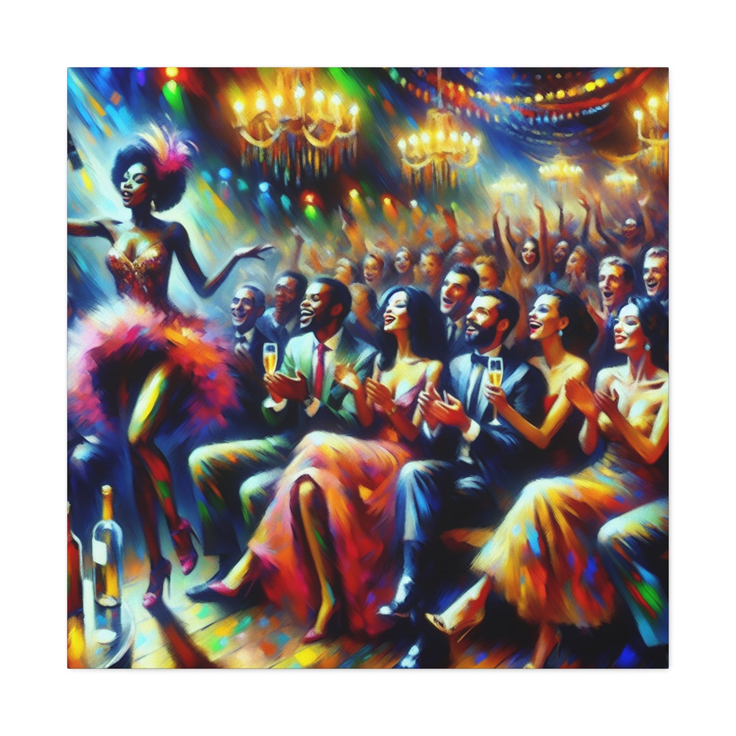 "Enigmatic Cabaret Extravaganza" - Canvas