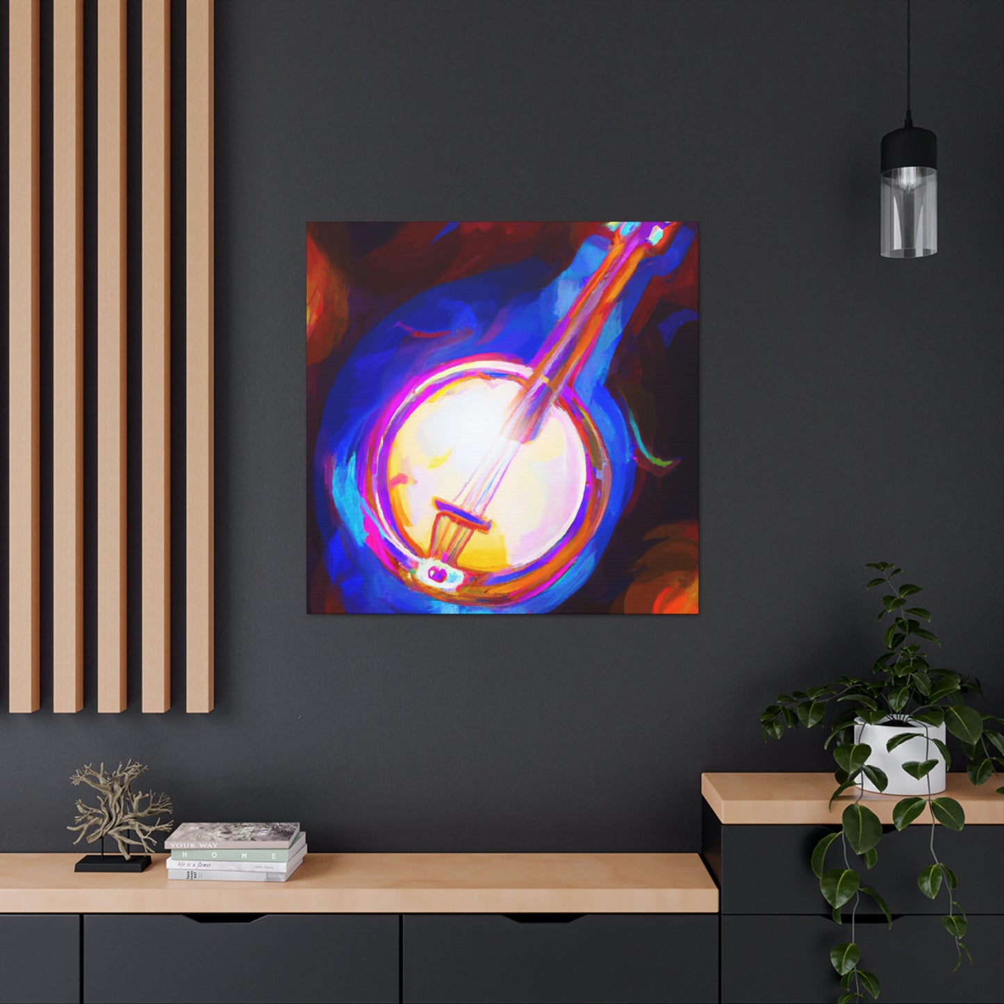 Banjo Echoes Harmony - Canvas