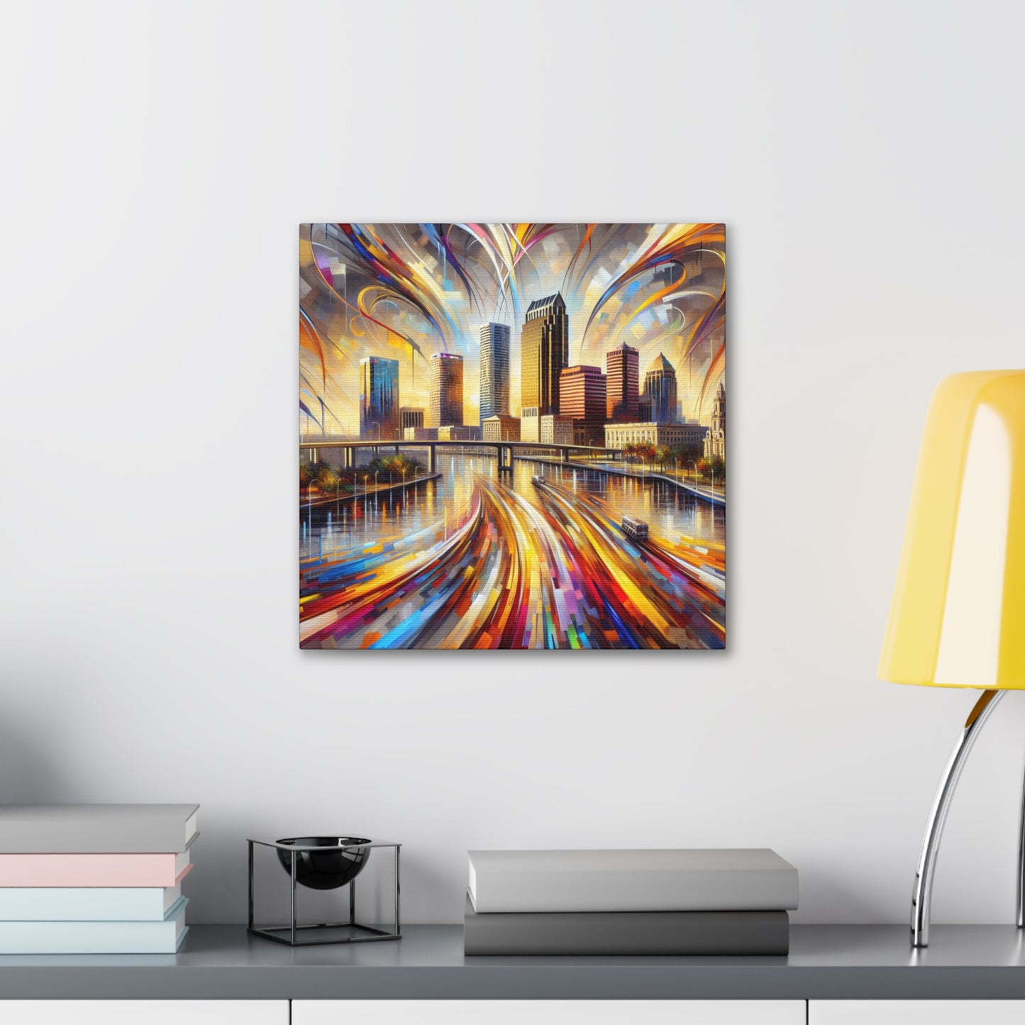 "Enigmatic Tampa Dreamscape" - Canvas