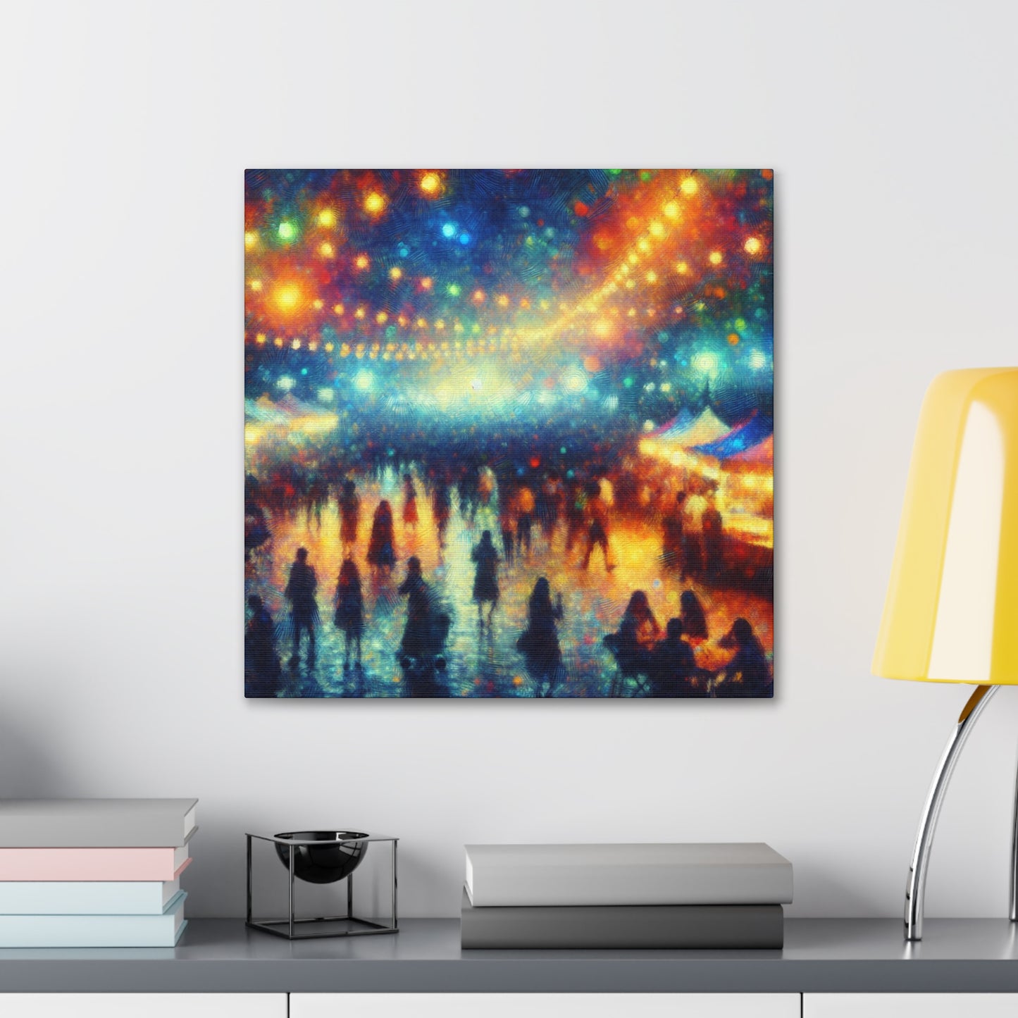 "Vibrant Festival Rhapsody" - Canvas