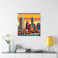 "Colorful Austin Skies" - Canvas