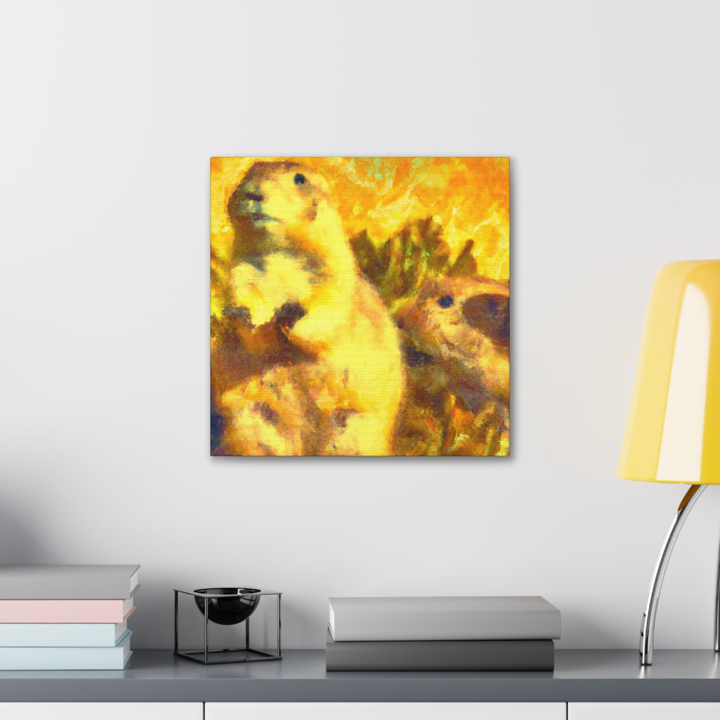 "Prairie Dog's Exuberance" - Canvas