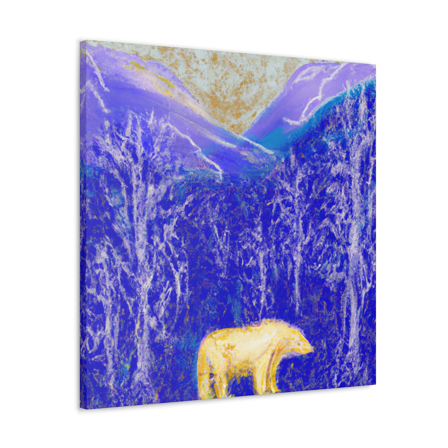 Bear in Impressionism - Canvas