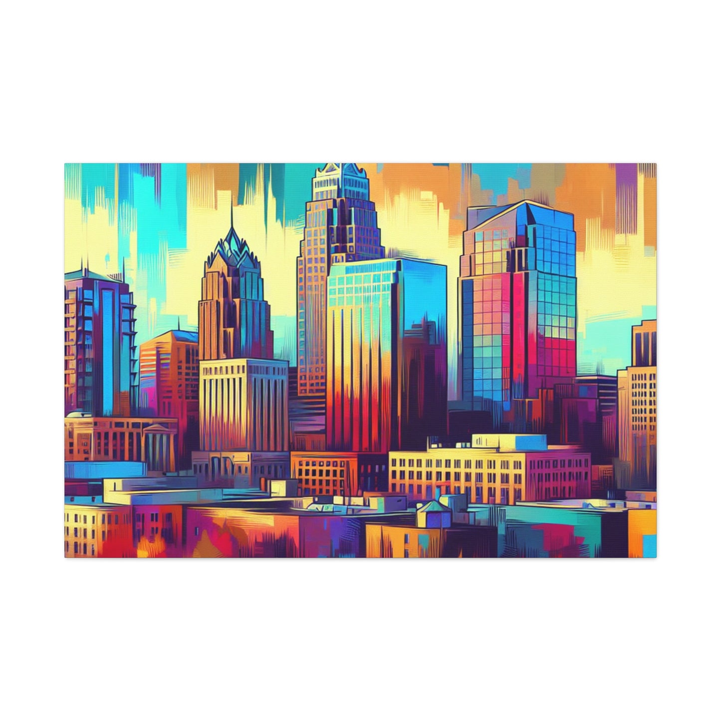 Velvet Hues of Raleigh - Canvas