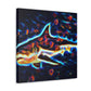 Great White Shark Abstraction - Canvas