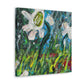 Daisy in Expressionism - Canvas