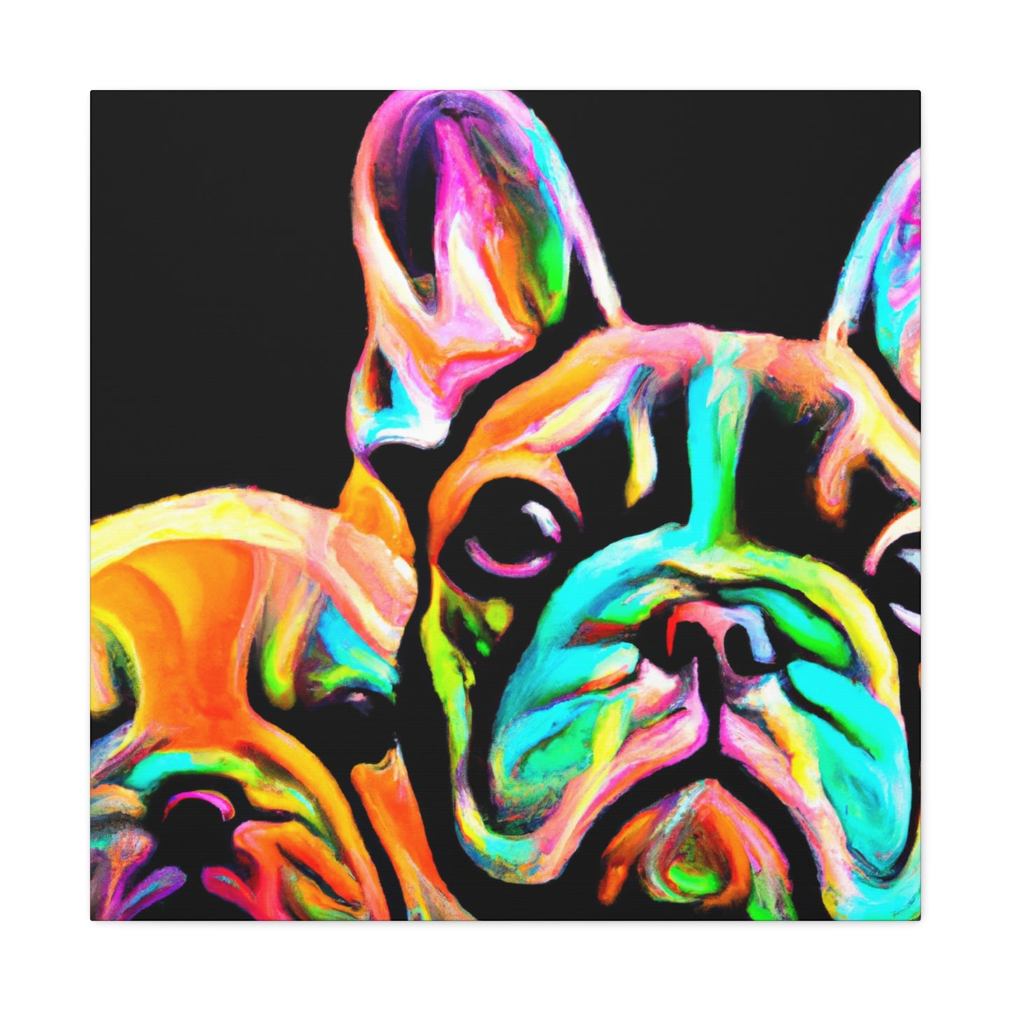 "French Bulldog Delightful!" - Canvas