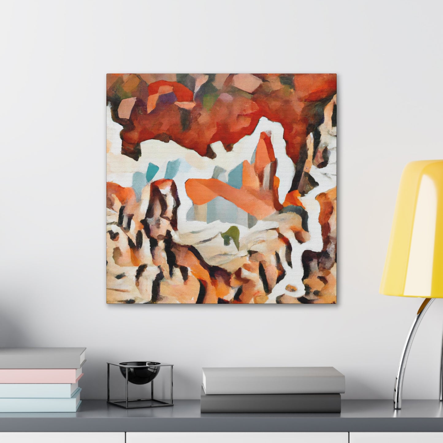 "Canyon in Impressionism" - Canvas