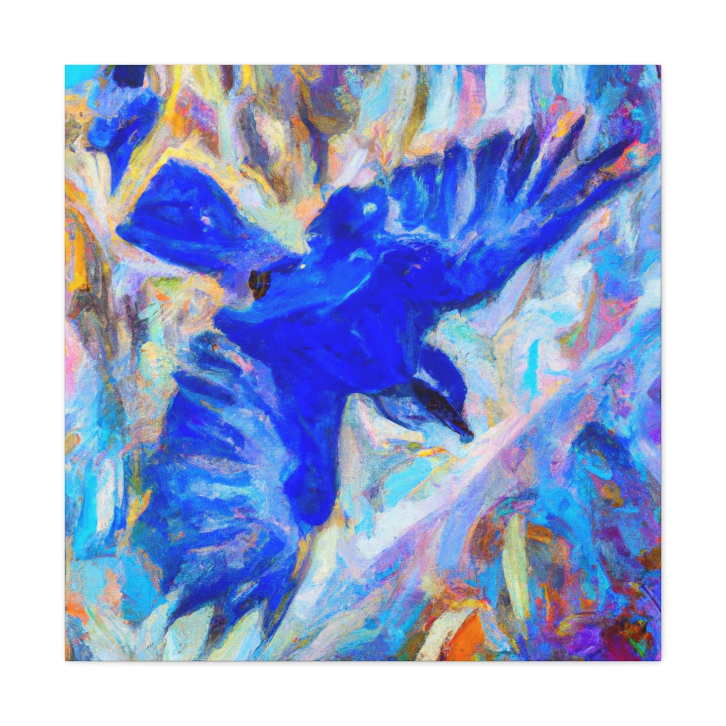 "Bluebird of Impressionism" - Canvas