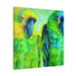 Amazon Parrots Jubilance - Canvas