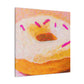 "Doughnut Delight Engulfed". - Canvas