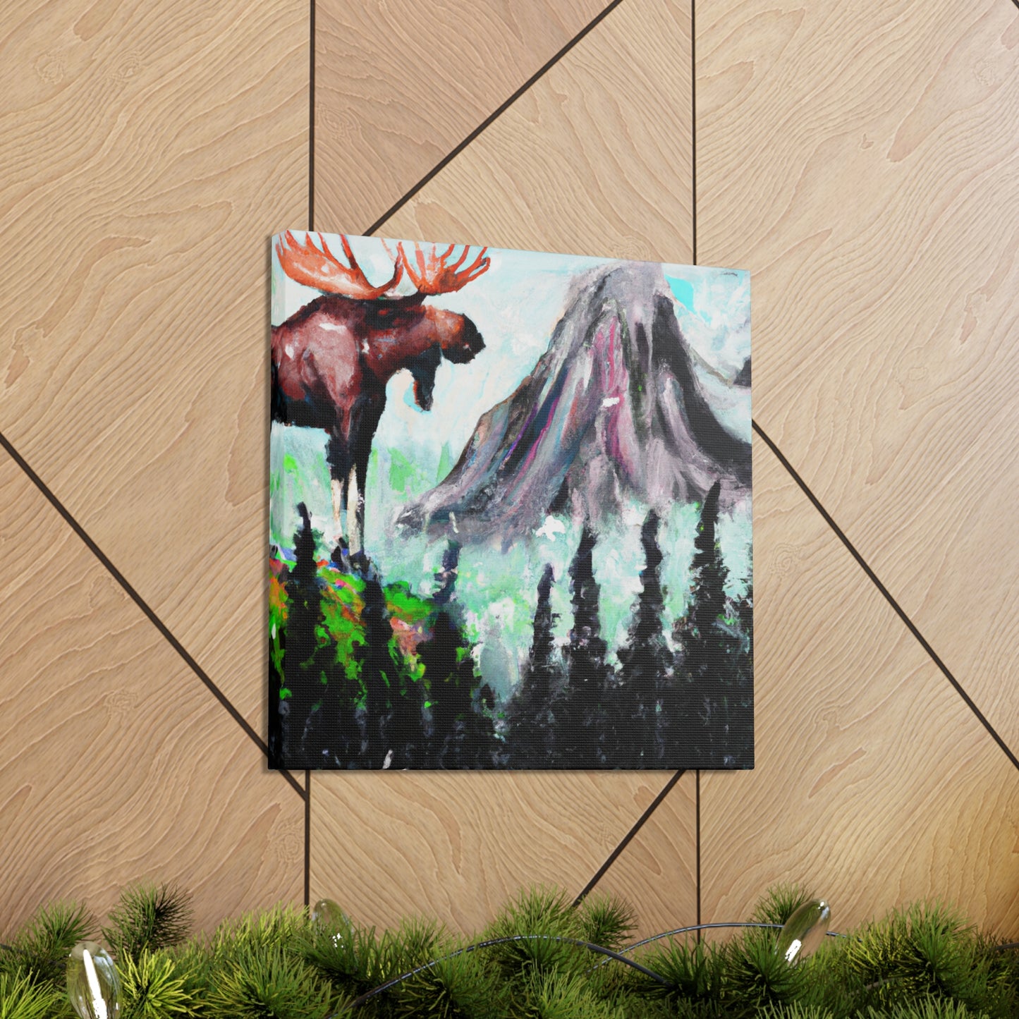 Moose in Expressionism - Canvas