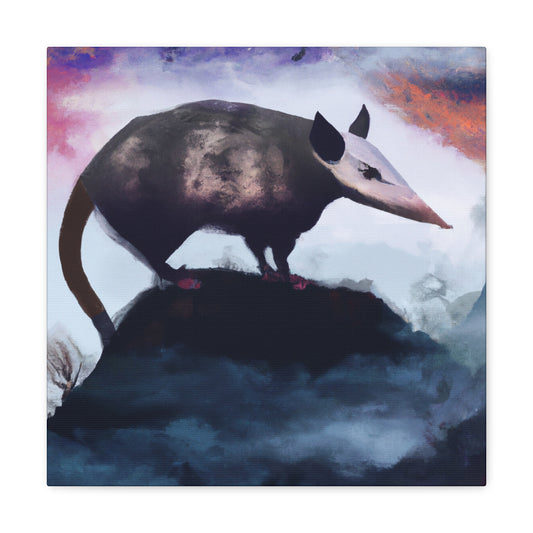 Opossum in the Fields - Canvas