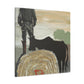 "Hay Bale Mosaic Dream" - Canvas