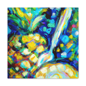 "Fauvist Pineapple Passion" - Canvas