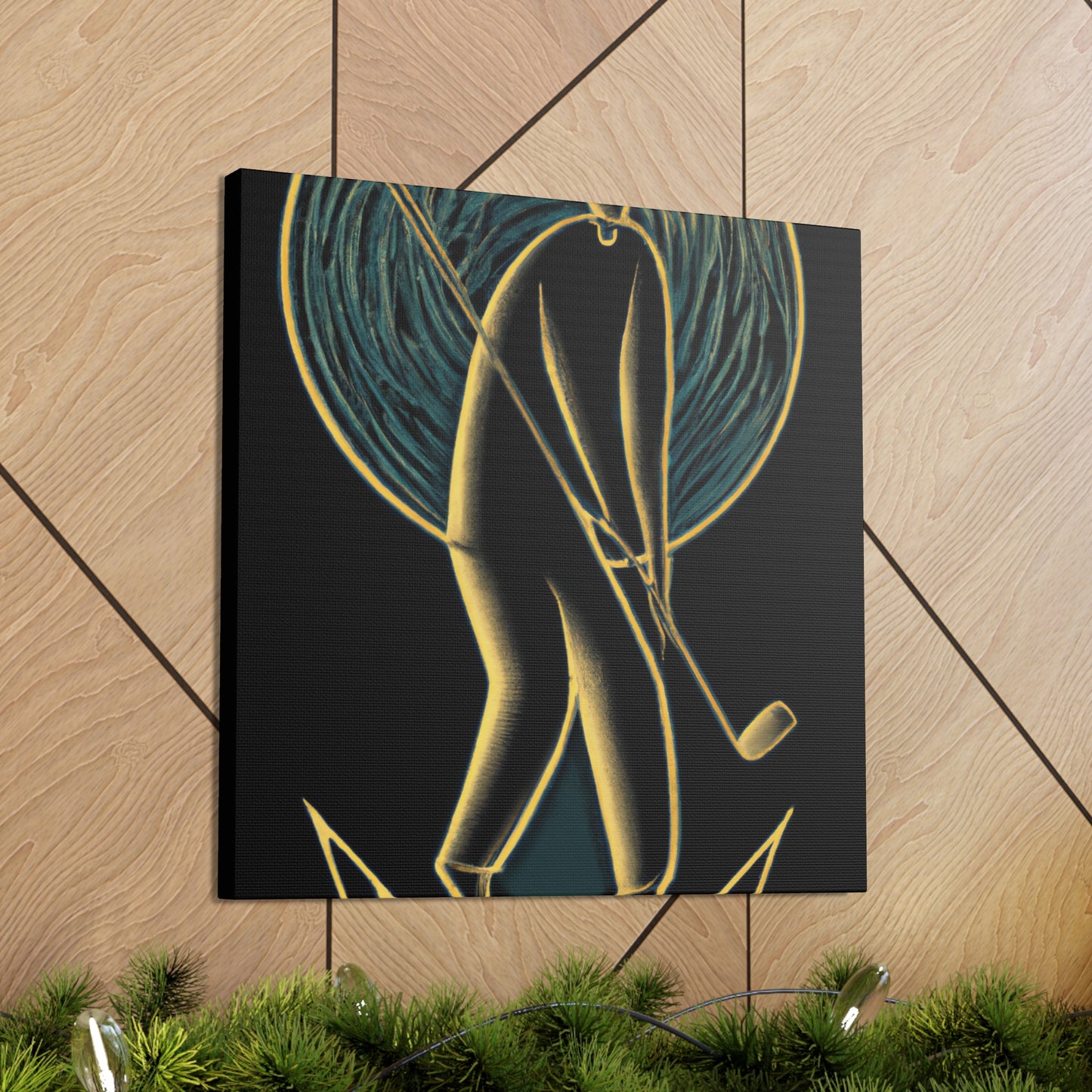 Golfing in the Roaring Twenties - Canvas