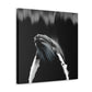 "Majestic Humpback Whales" - Canvas