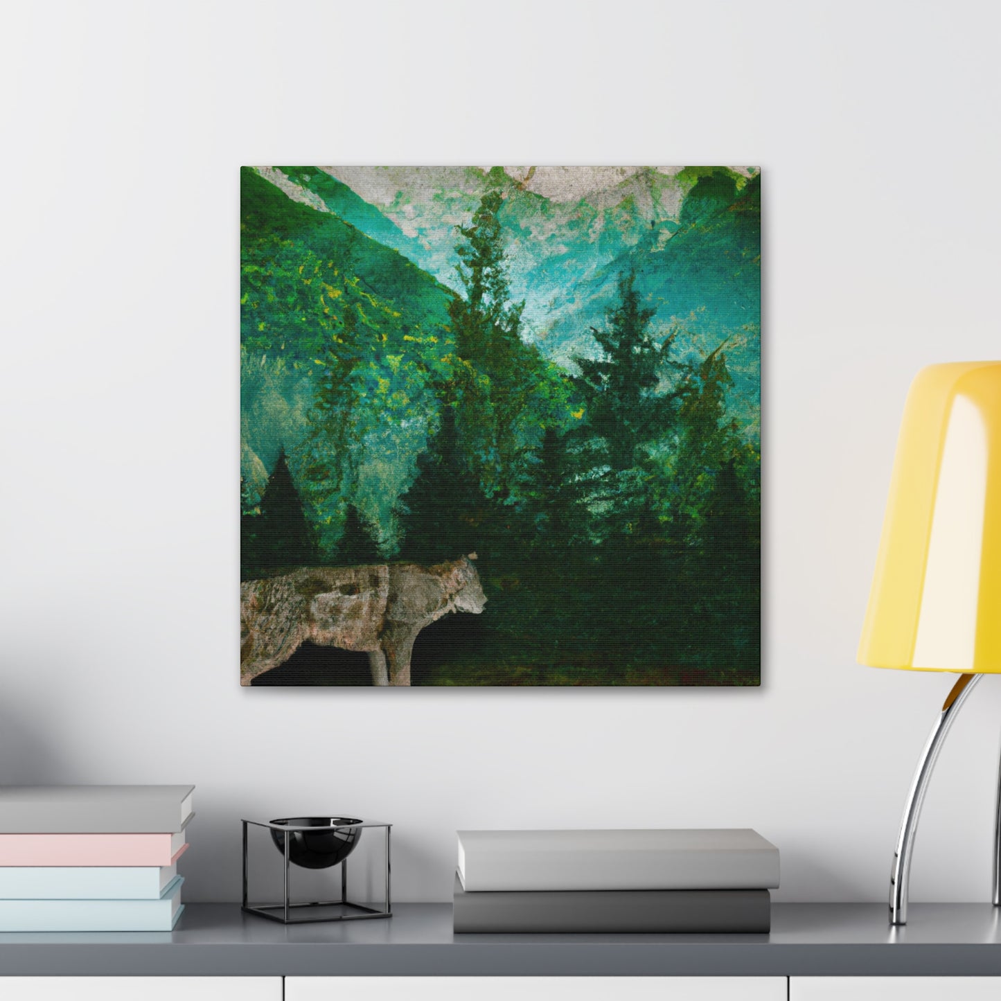 "Cougar in Nature's Realm" - Canvas