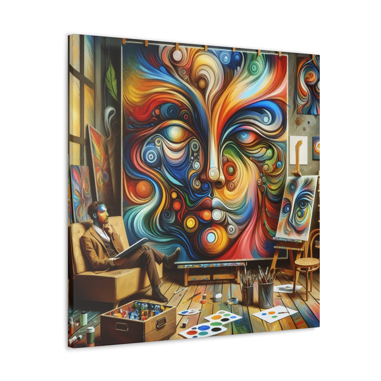 Surreal Whispers Unveiled - Canvas