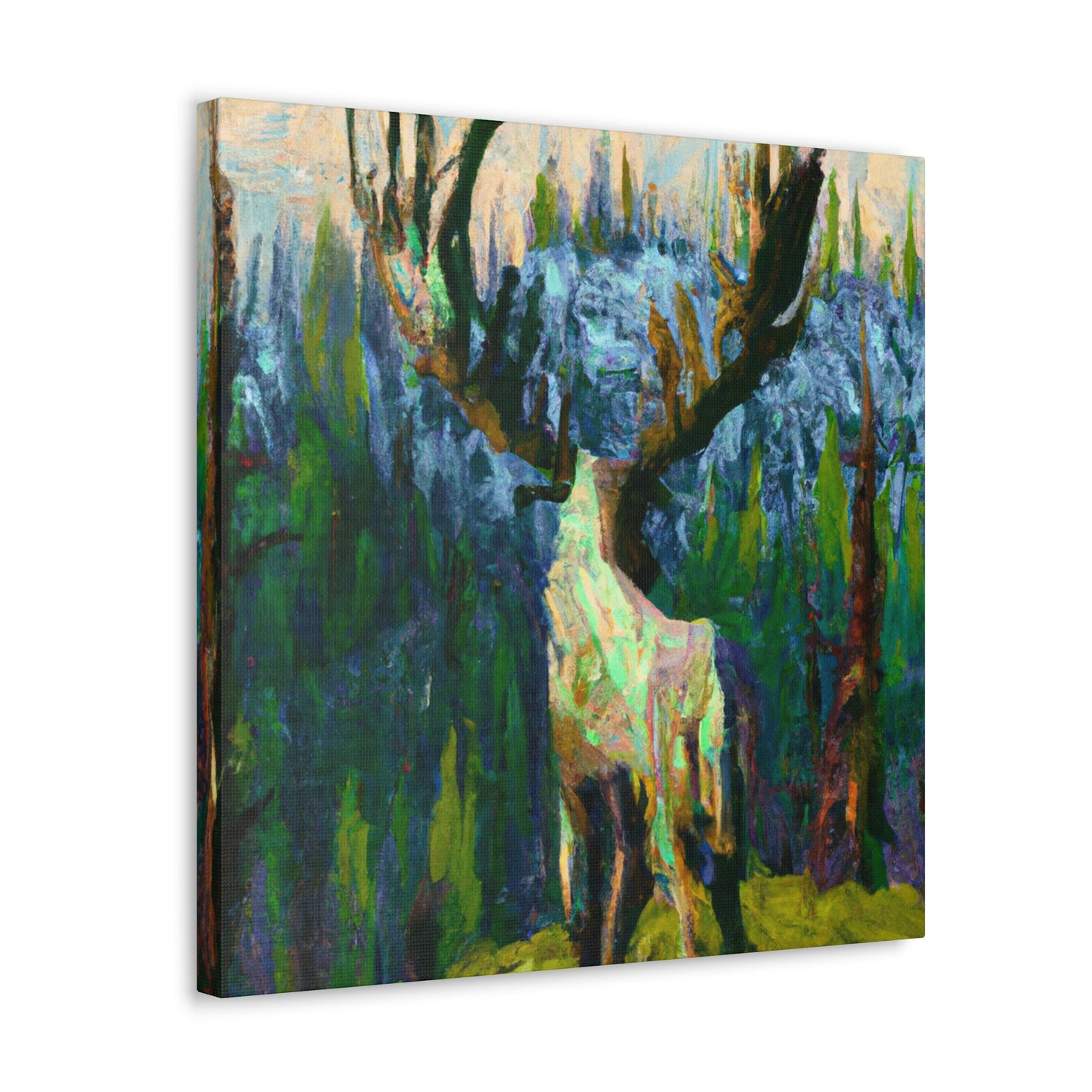 Majestic Elk Painting - Canvas