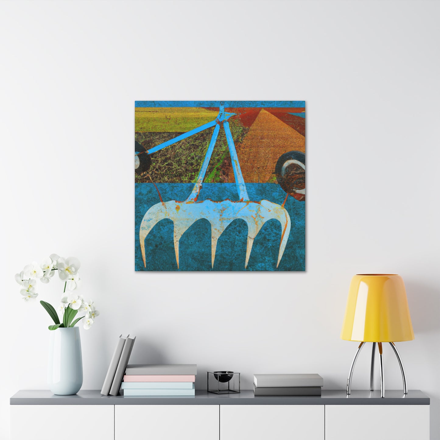 "Disc Harrow Dreamscape" - Canvas