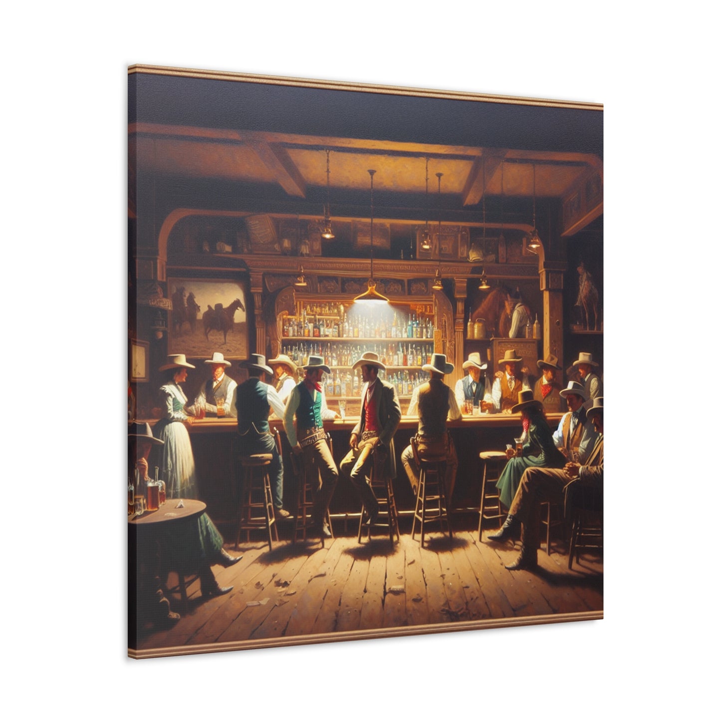 "Wild West Saloons" - Canvas