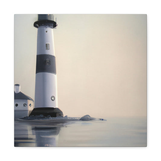 "The Beacon Lighthouse Scene" - Canvas