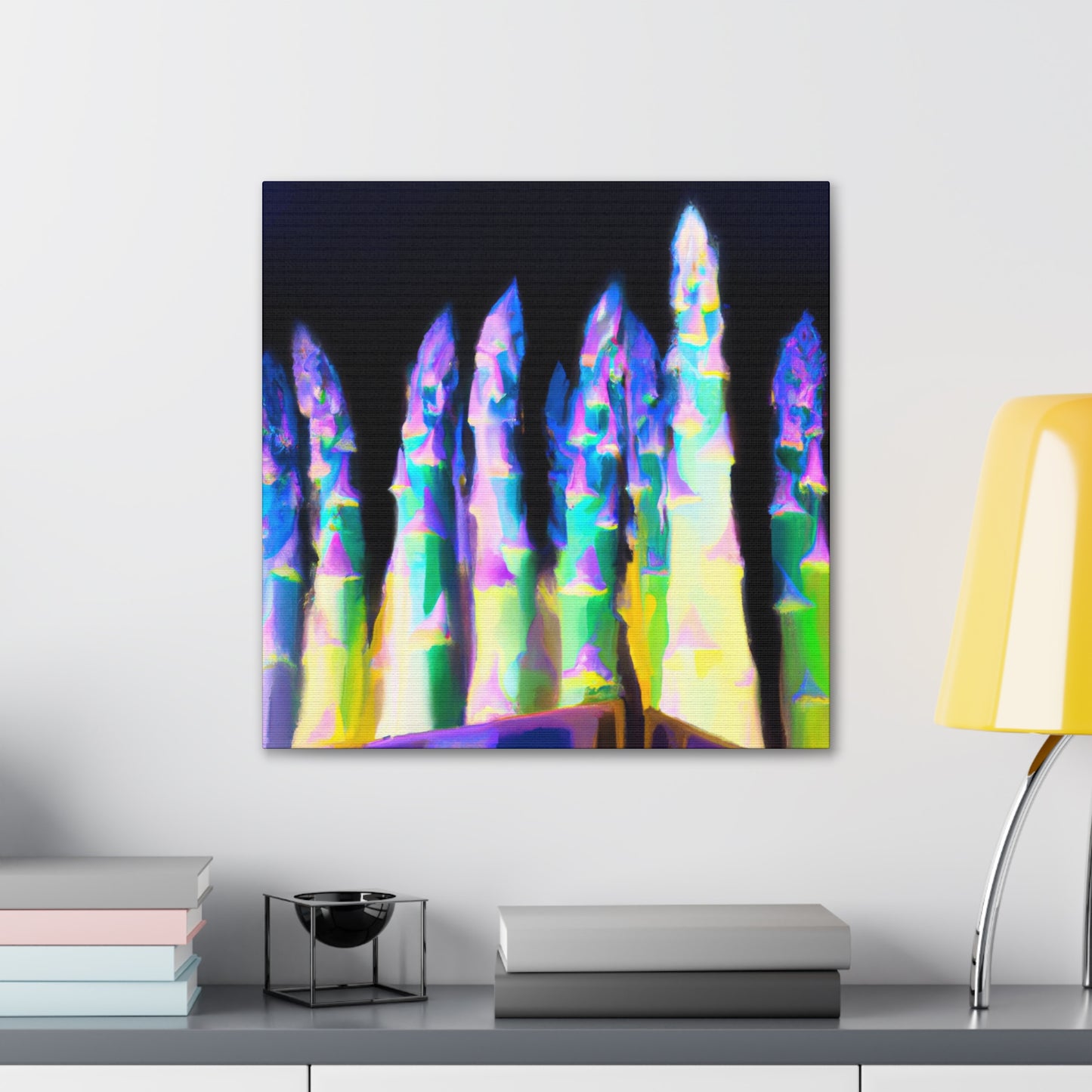 Asparagus in Art Deco - Canvas