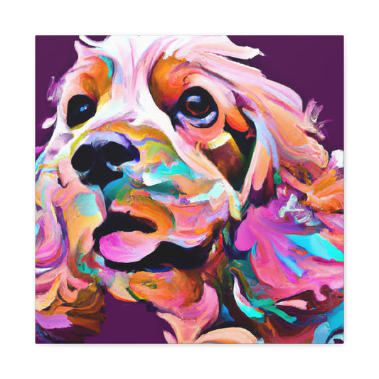 "Spaniel in the Wilderness" - Canvas