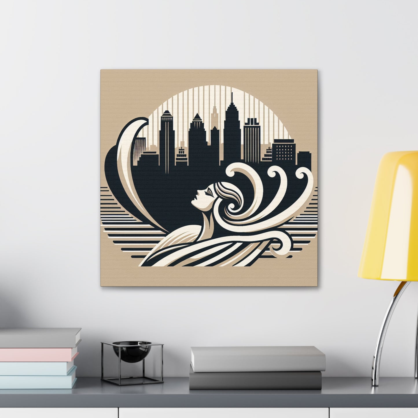 Glorious Jazz Age City - Canvas