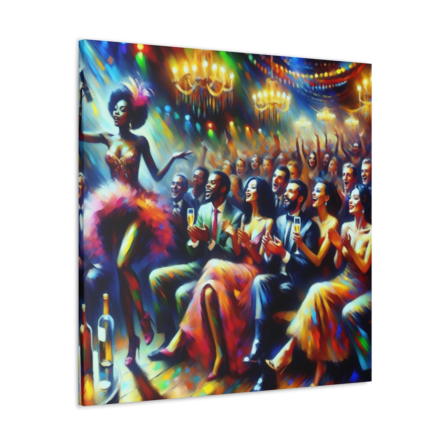 "Enigmatic Cabaret Extravaganza" - Canvas