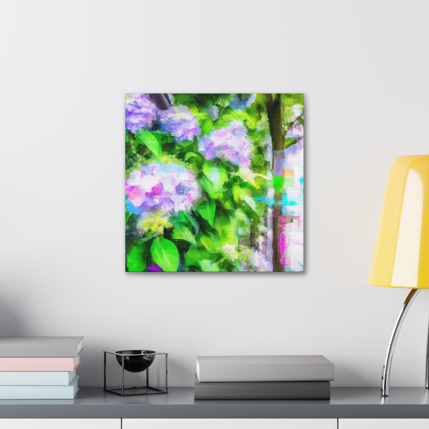 "Hydrangea in Bloom". - Canvas