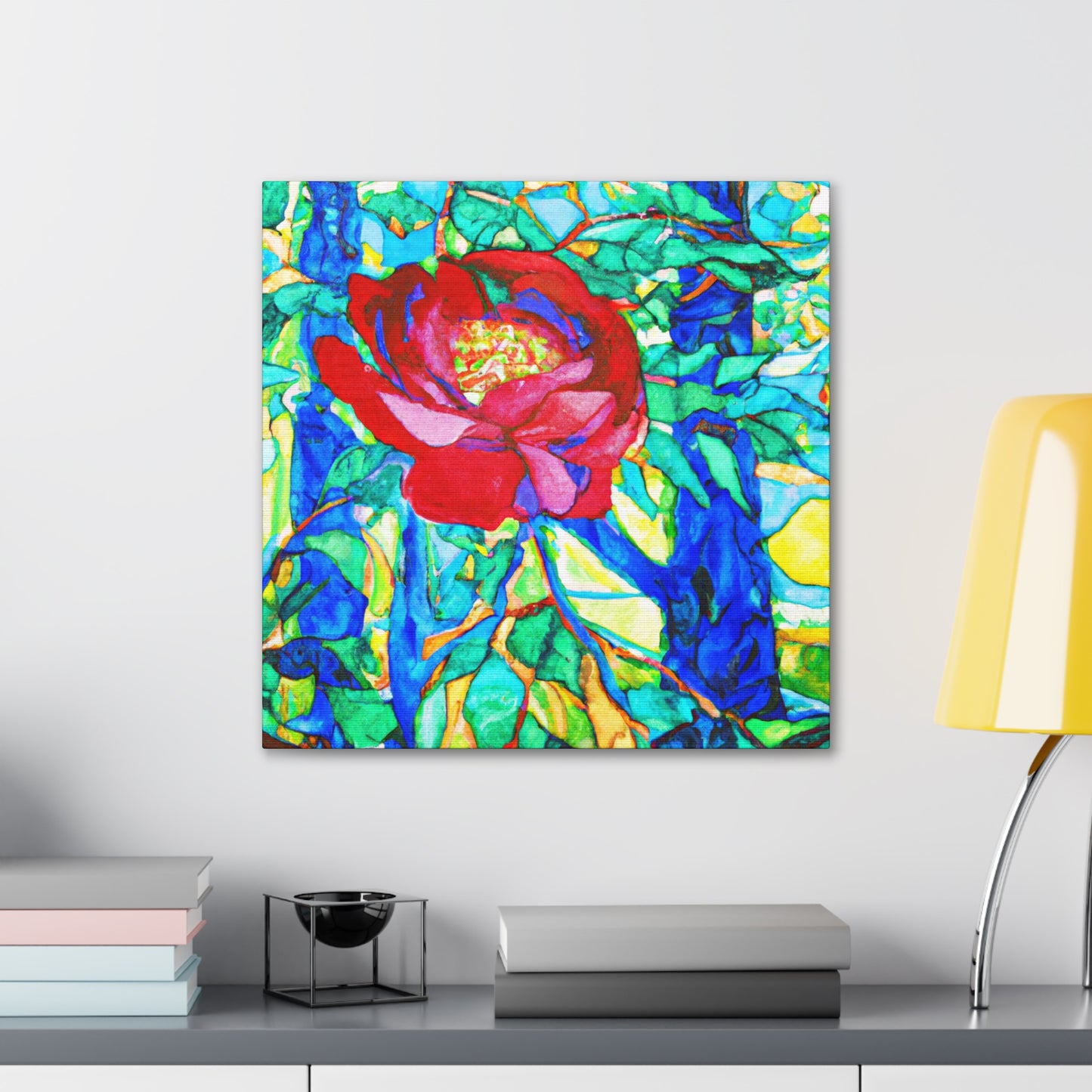 Rose's Eternal Bloom - Canvas