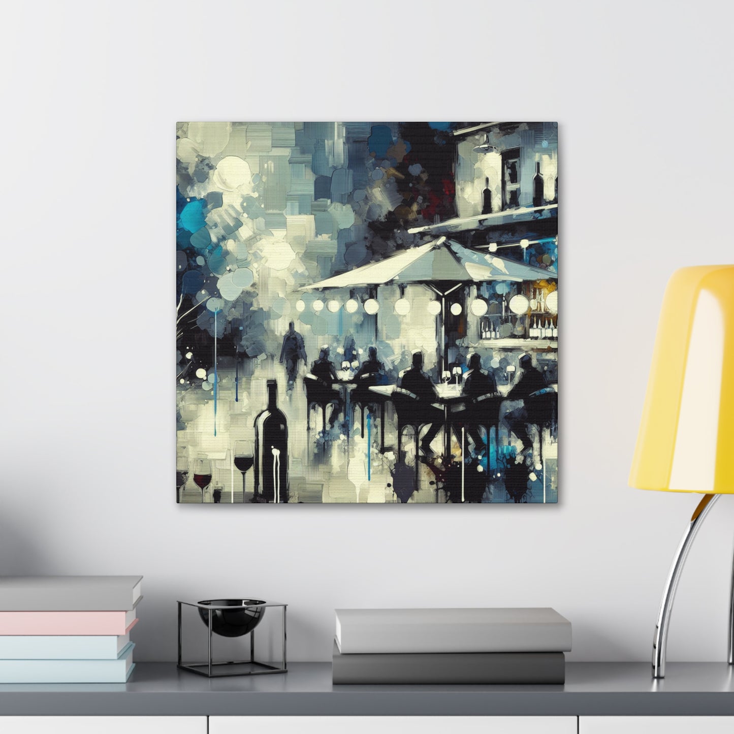 Vino Haven: A Digital Art painting - Canvas